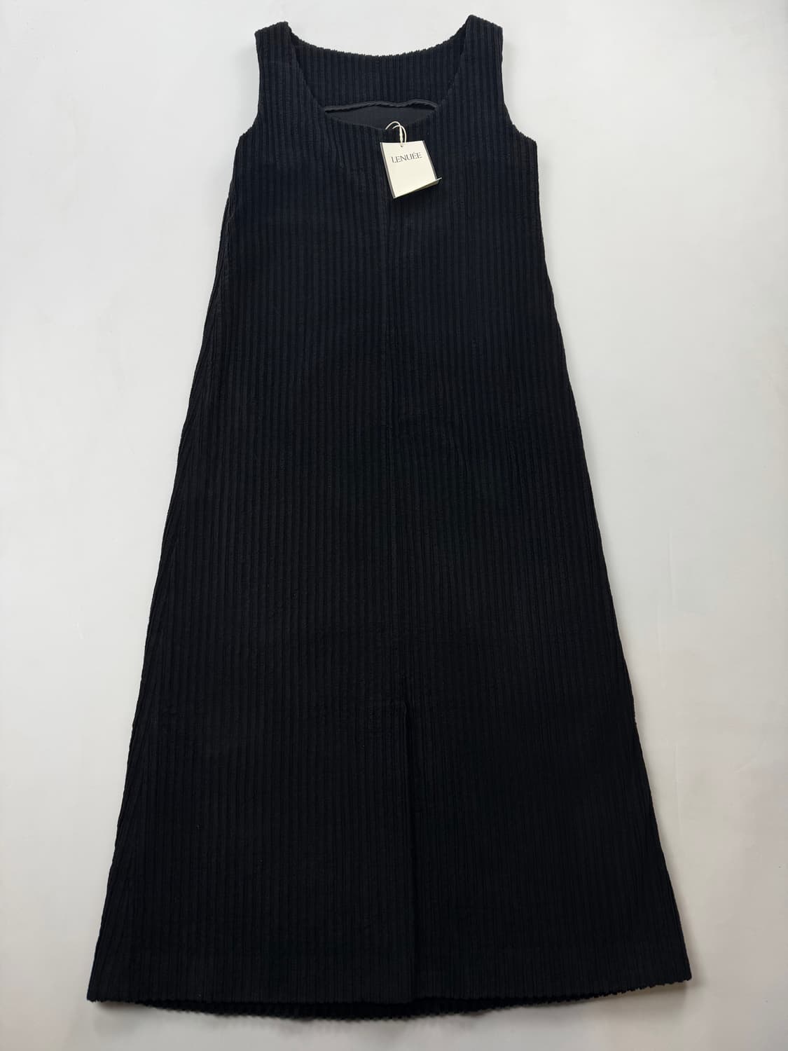 르누이 코듀로이 블랙 원피스 상품이미지7