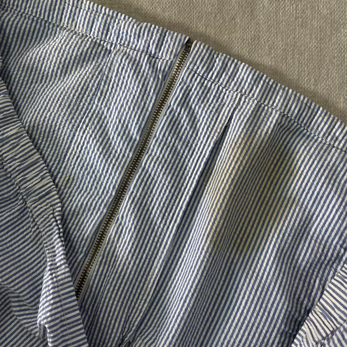 105 폴로랄프로렌 시어서커 스트라이프 넥버튼 블루종 자켓 상품이미지8