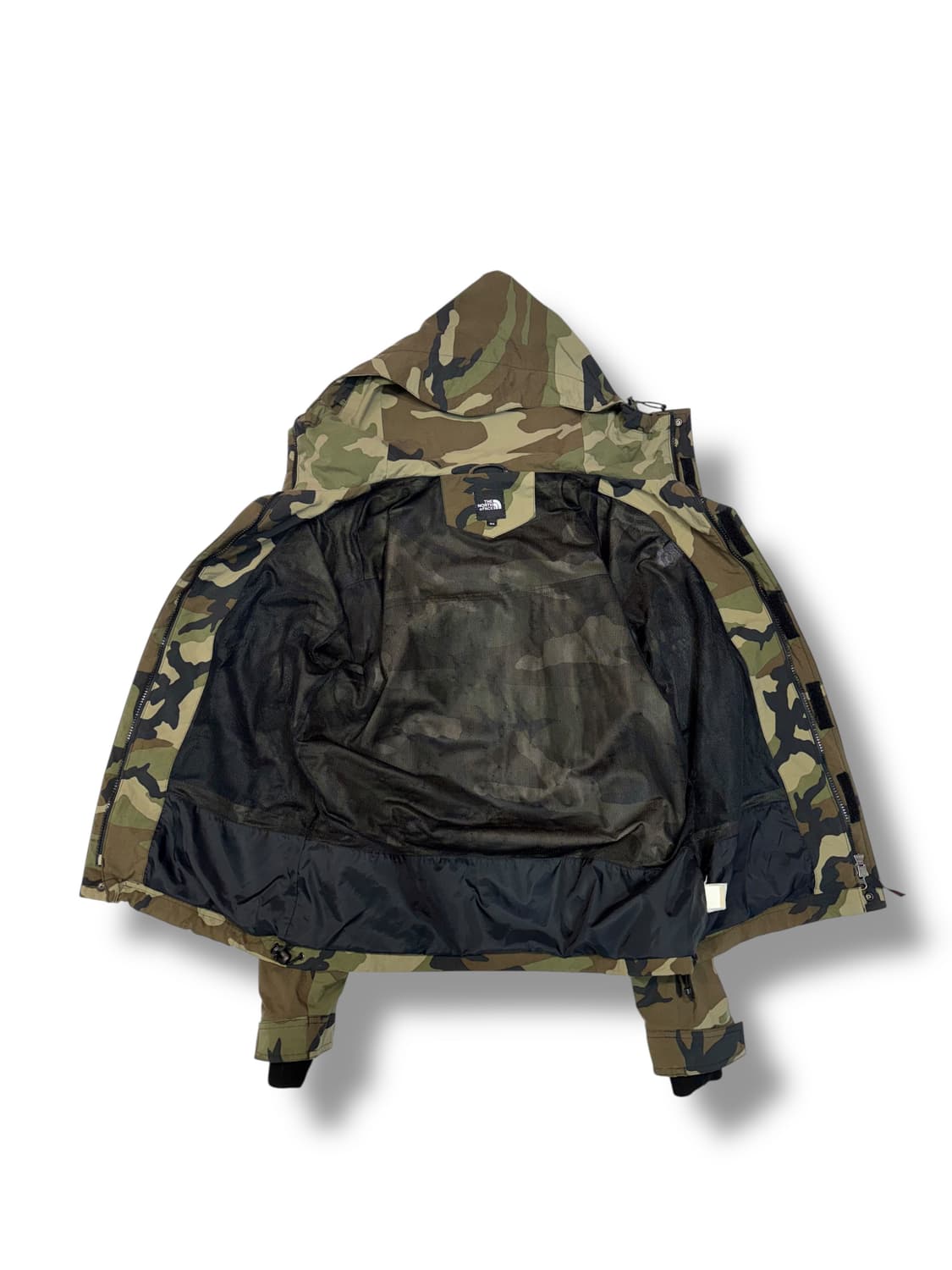 00s 노스페이스 카모플라쥬 바람막이 자켓 (S)   상품이미지5