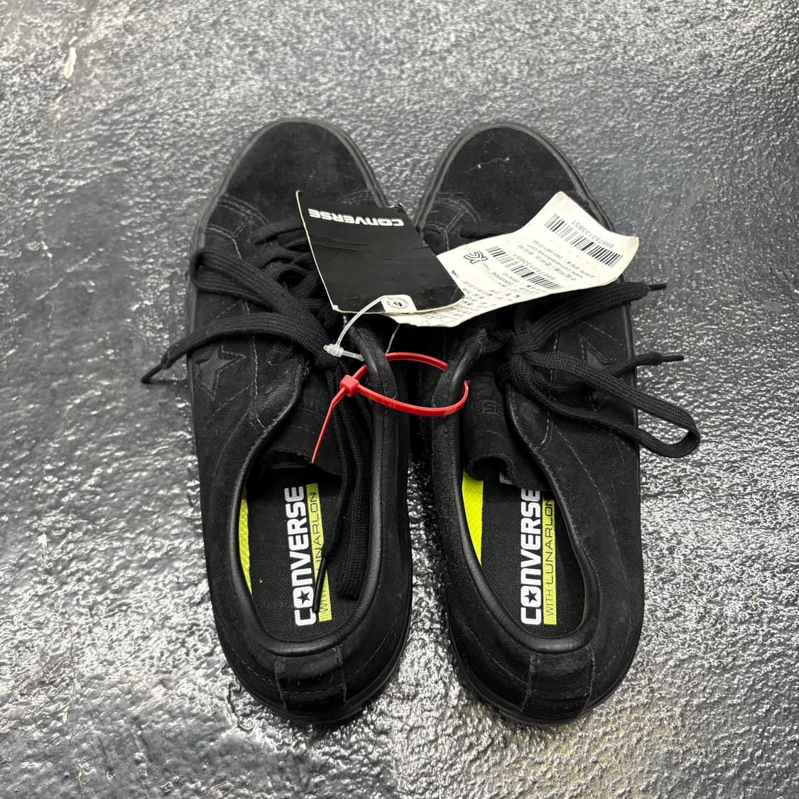 (250)컨버스원스타스웨이드블랙 상품이미지3