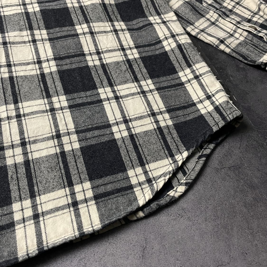 CARHARTT 칼하트 빈티지 체크 플란넬 워크 셔츠 A00891 상품이미지8