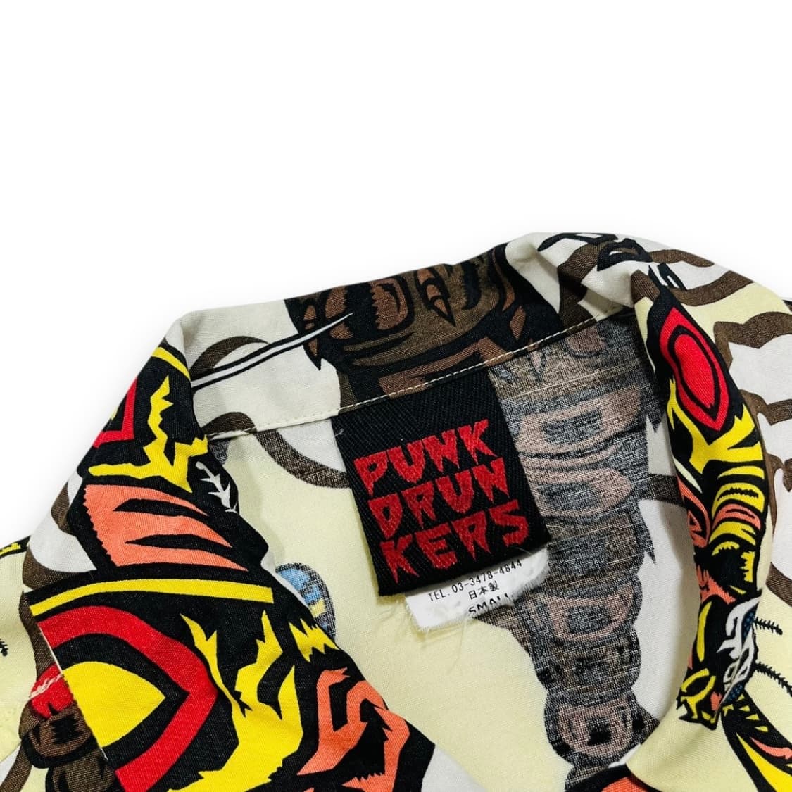 펑크 Drunkers 2008s 아카이브 하와이안 셔츠 상품이미지4