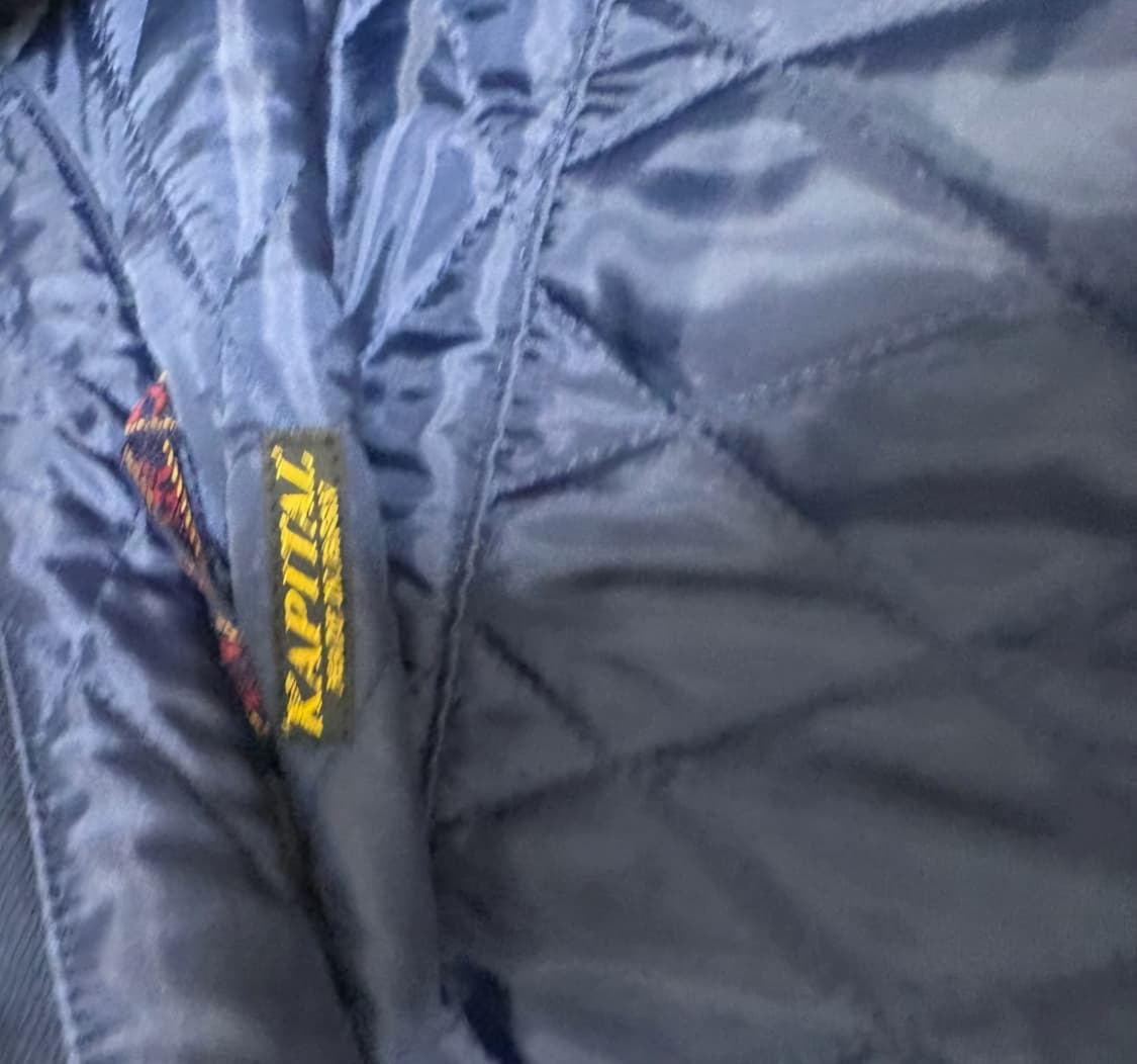 캐피탈 8온즈 데님 슬로피 셔츠 코트 상품이미지8