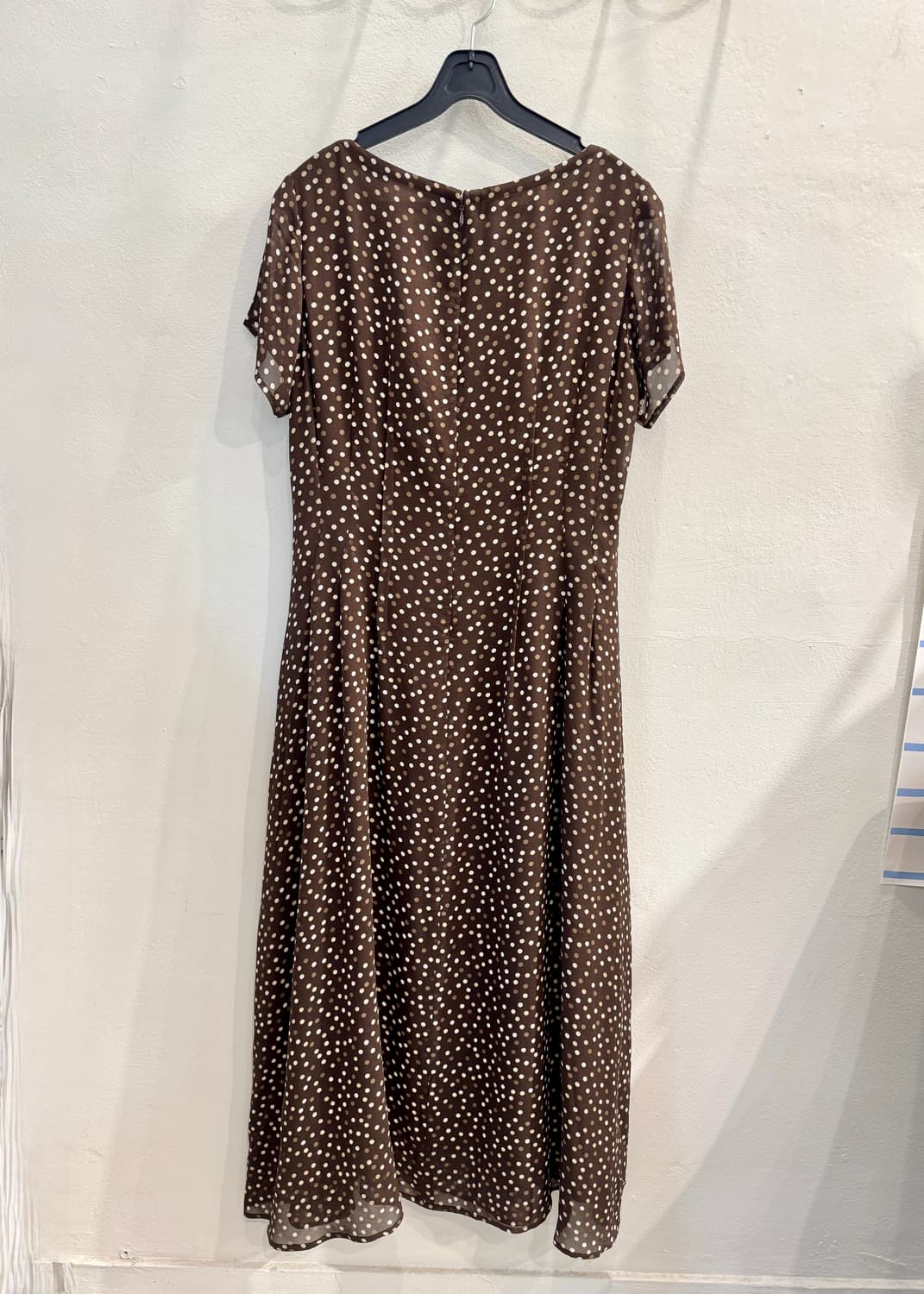 japan vintage 도트 캡소매 OP 상품이미지6