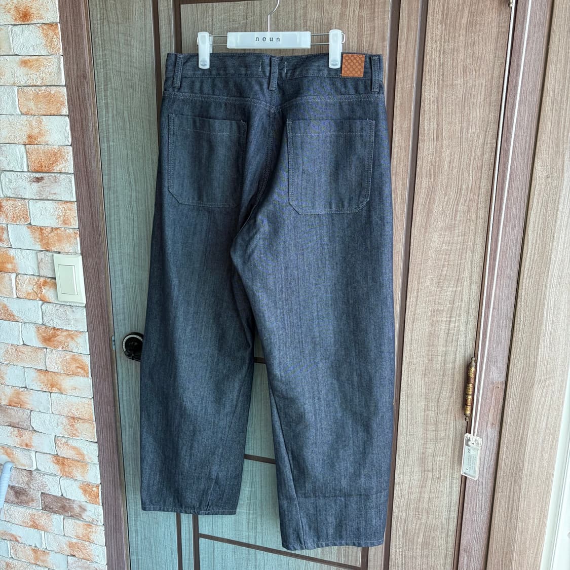 [새상품]르마드 커브드 와이드 데님 팬츠 상품이미지4