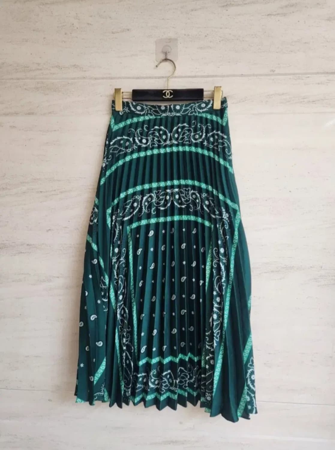 산드로 반다나 플리츠스커트 1사이즈(새상품) 상품이미지3