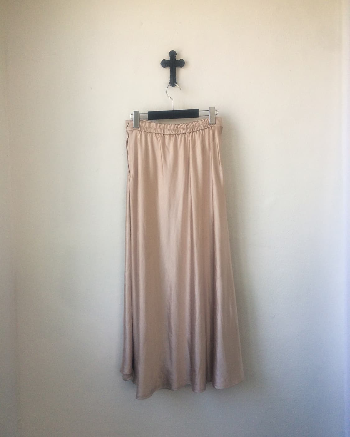 Glossy long skirt 상품이미지4
