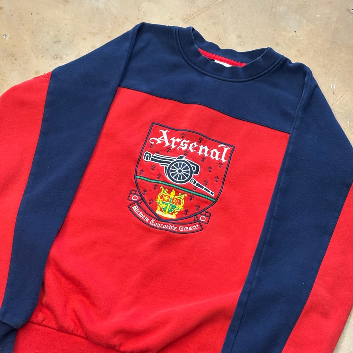 S 아디다스 01/02 아스날 로고 맨투맨 상품이미지1