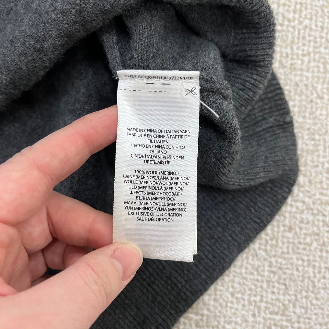 L 폴로랄프로렌 울 반집업 니트 0223M1 상품이미지3