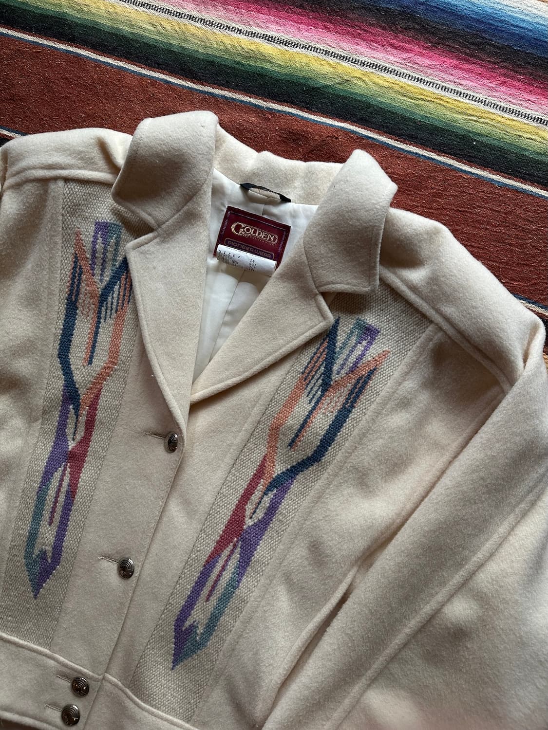 80s USA Vintage Western Chimayo Jacket 상품이미지3