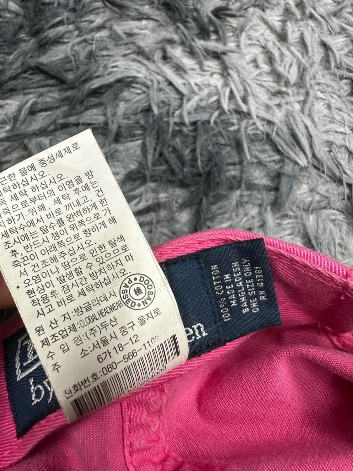폴로 랄프로렌 핑크 볼캡 상품이미지4