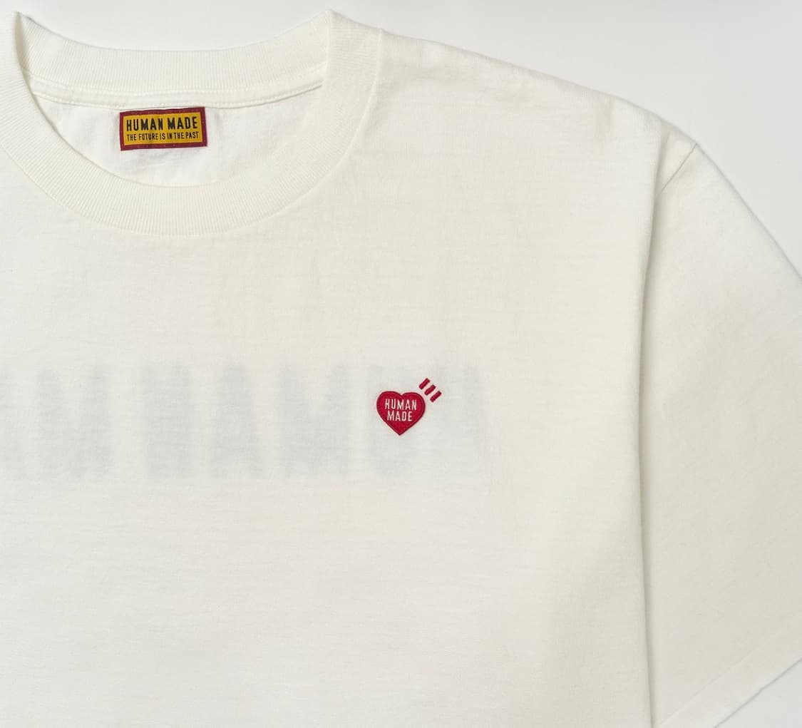 휴먼메이드 하트 로고 반팔 L 상품이미지3