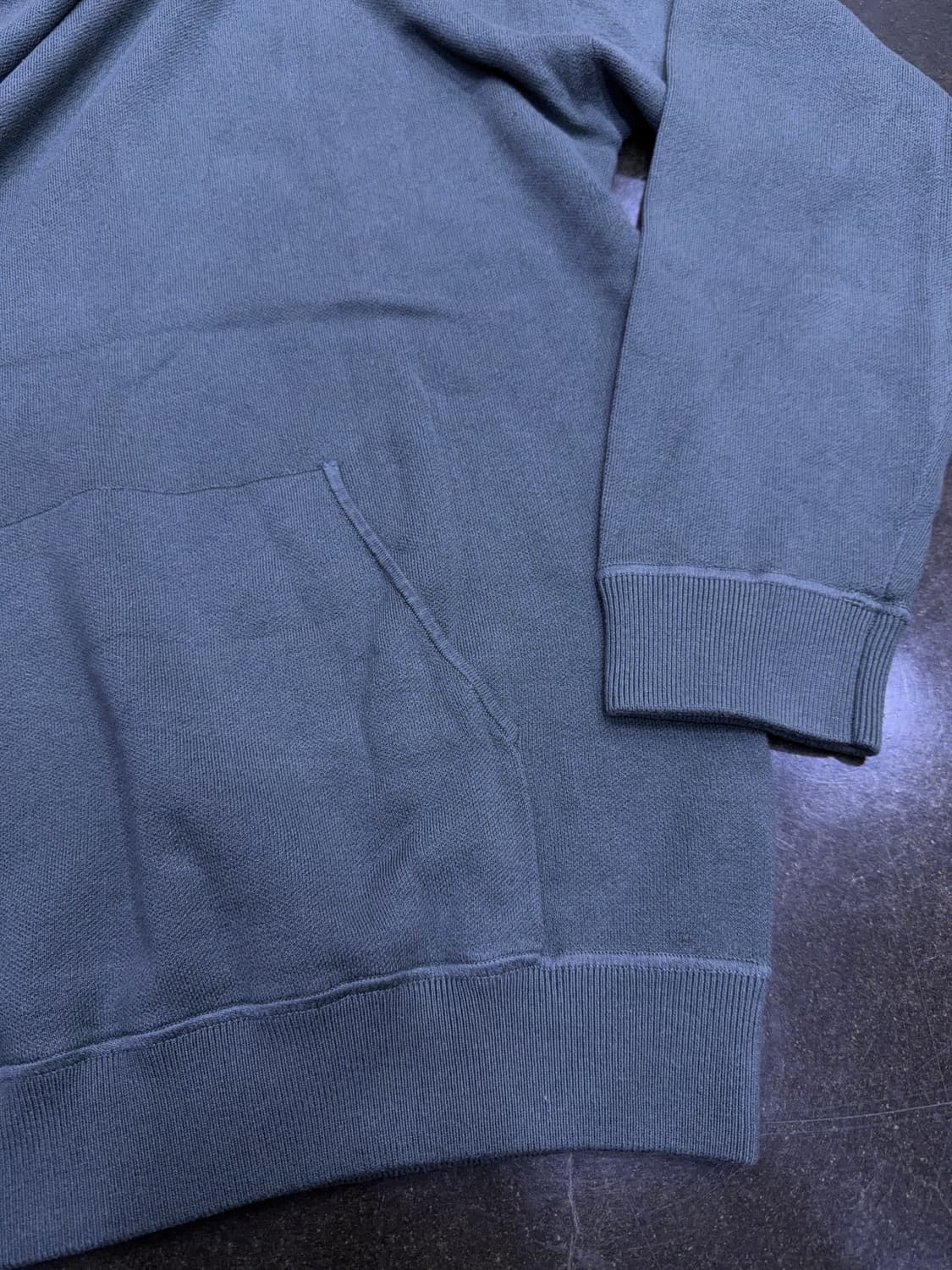 마시모두띠 니트 스웨터 후디 후드티 라이트 카키 L 상품이미지5