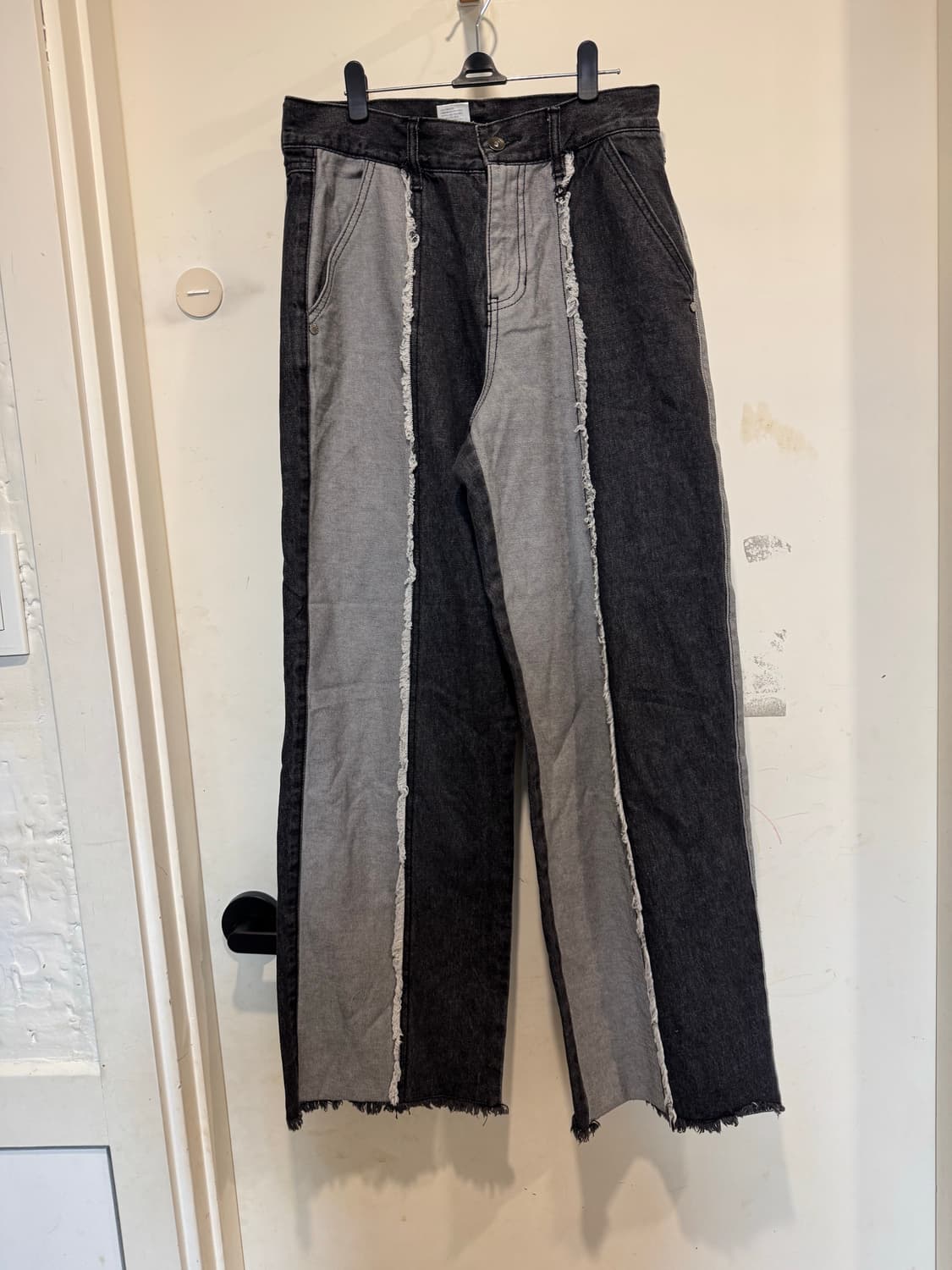 시티브리즈 배색 데님팬츠 상품이미지4