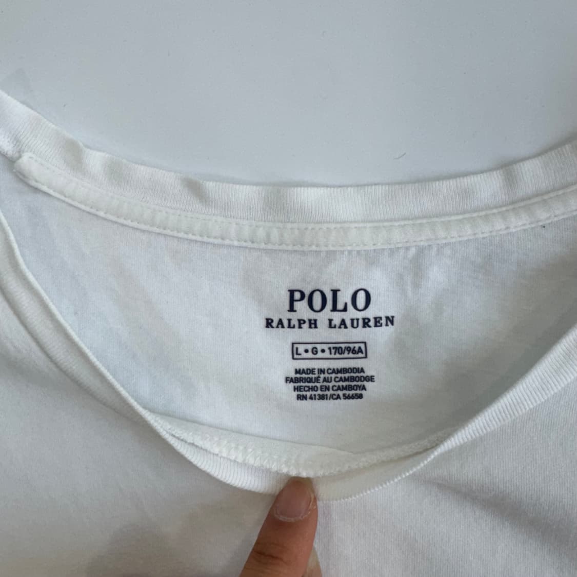 Polo 폴로 네이비 포니 화이트 반팔 상품이미지5