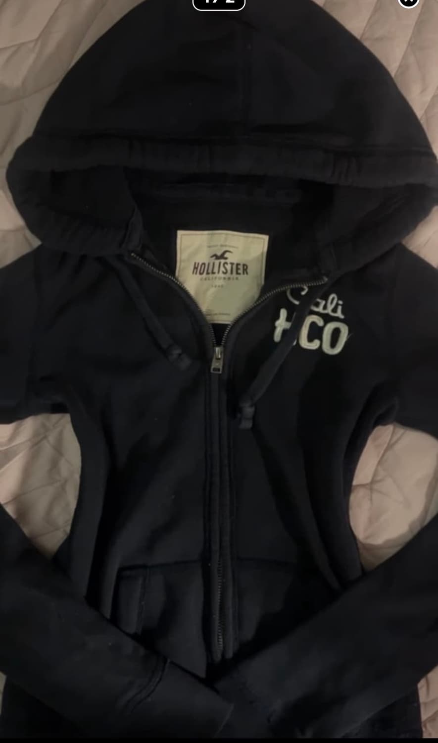 홀리스터 딱줕핏 후드집업 상품이미지1