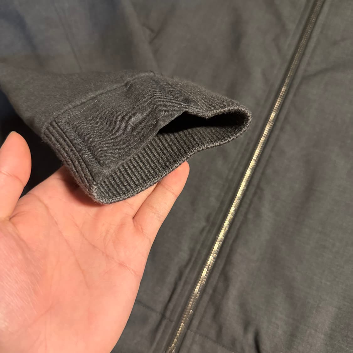 {당일발송/3size} 톰브라운 사선완장 봄버 울 자켓 그레이 한정판 상품이미지4