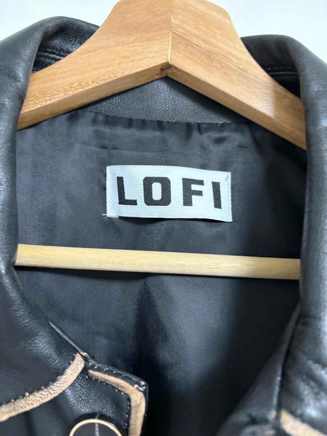 (새상품)로파이 LOFI 남자 가죽자켓 XL 사이즈 상품이미지4