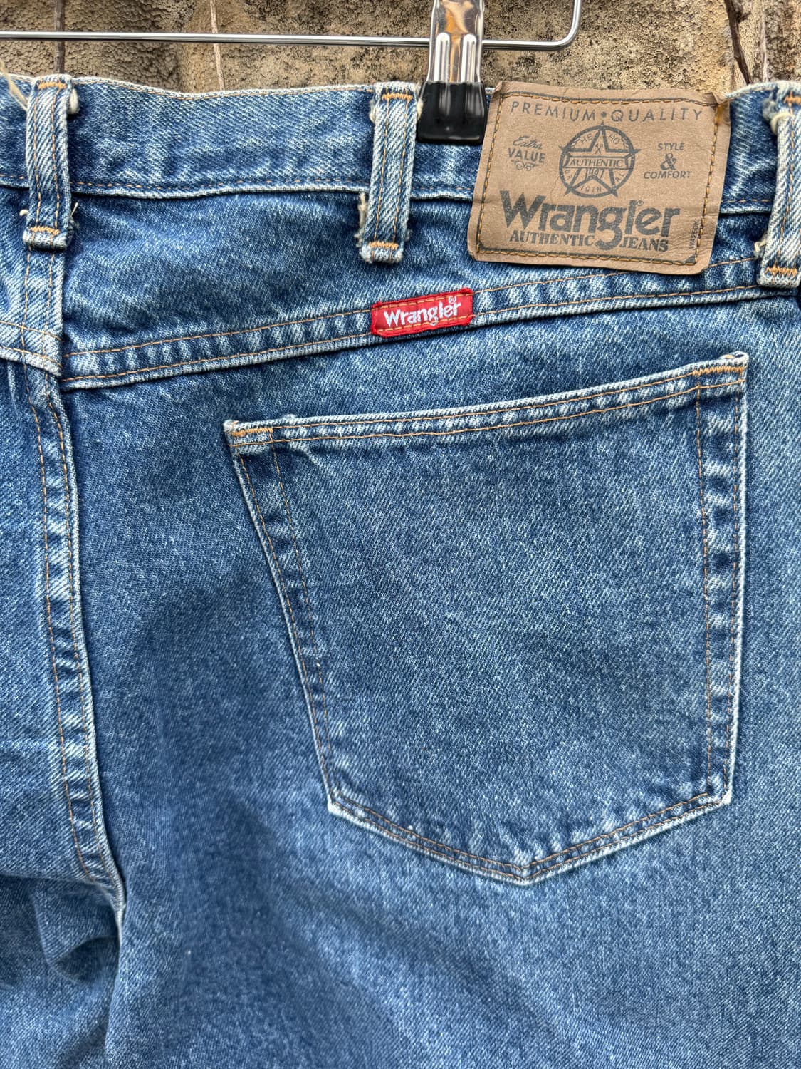 90s 랭글러 usa 빈티지 96501ds 테이퍼드핏 데님 팬츠 상품이미지5