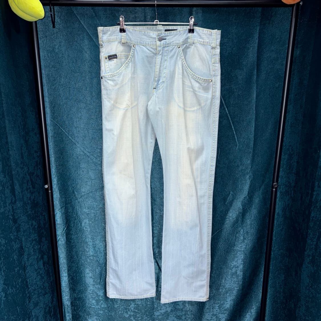 (36) 켈빈 클라인 진스 스카이블루 데님 팬츠 상품이미지1