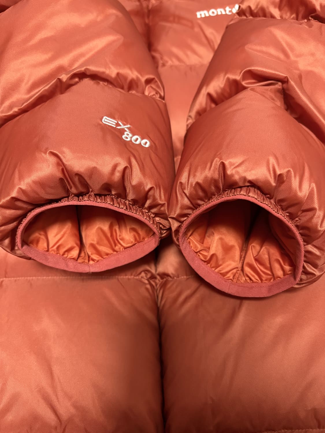 몽벨 라이트 알파인 다운재킷 브릭 라지 상품이미지4