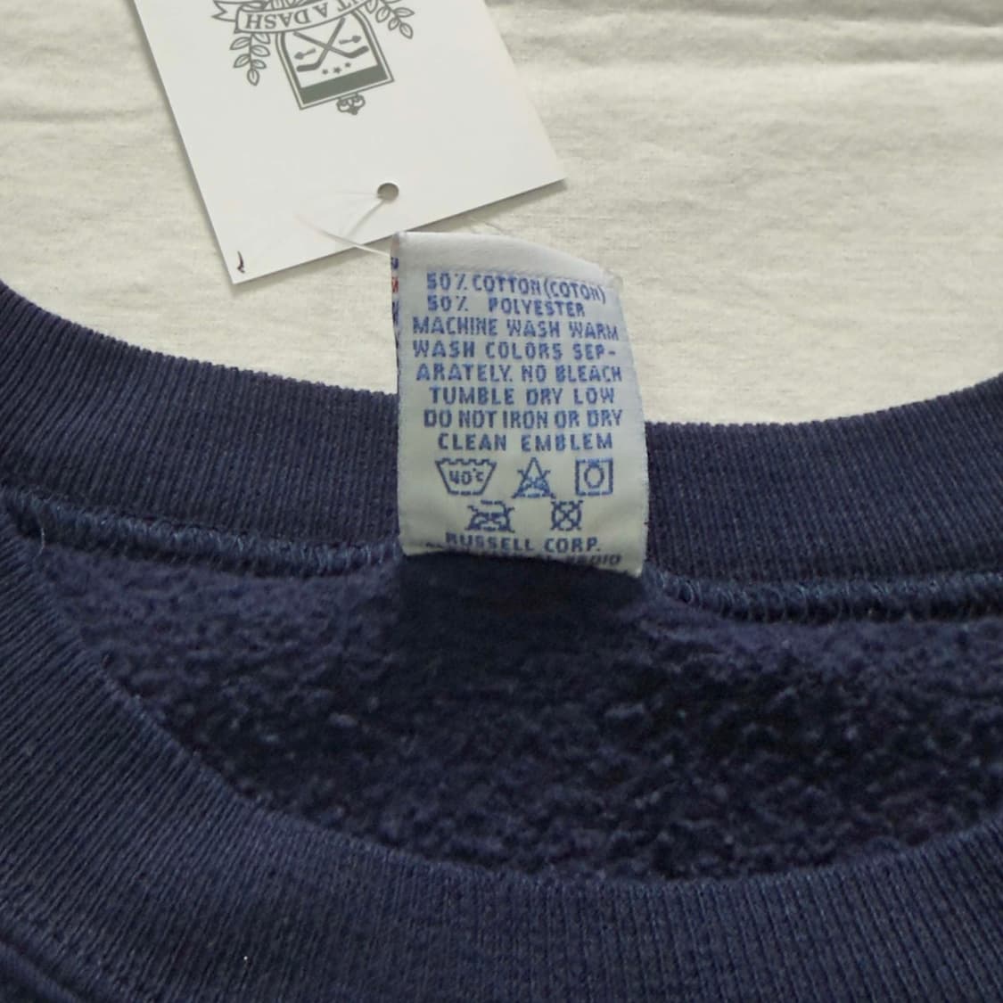 90s 러셀 에슬레틱 블랭크 스웻셔츠 USA 상품이미지5