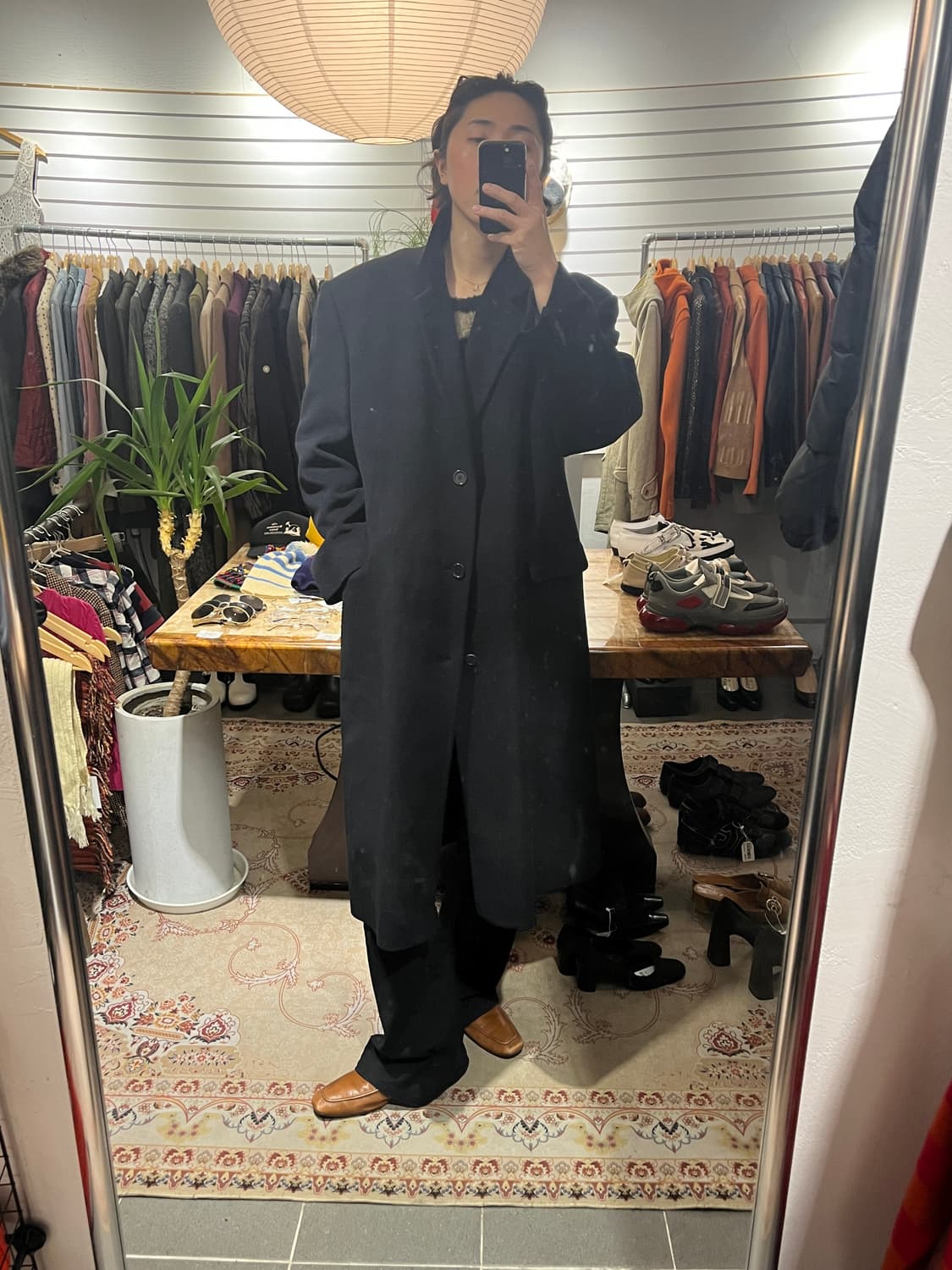 피에르 가르뎅 오버사이즈 싱글 롱코트 상품이미지2