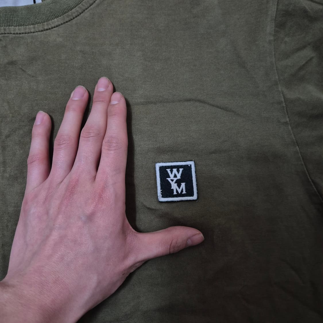 우영미 스퀘어 파리 로고 와펜 반팔티셔츠 (48) 상품이미지5