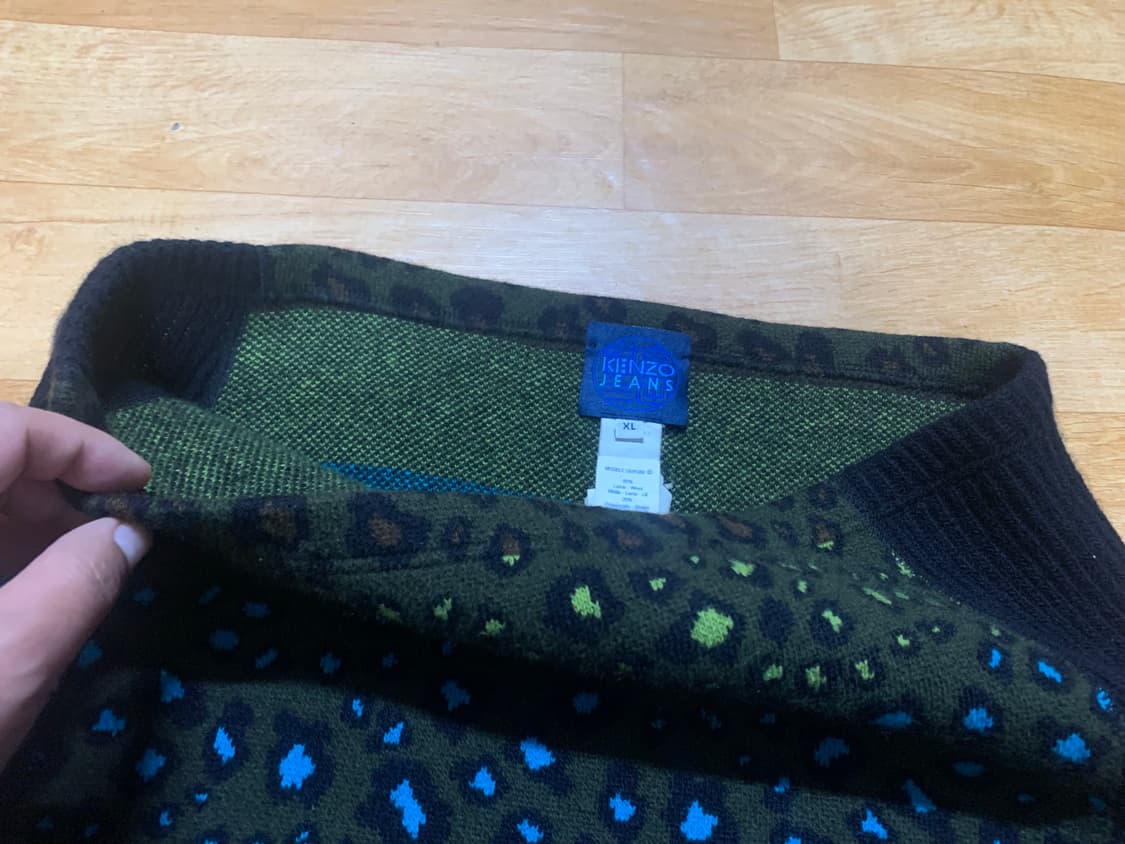 KENZO JEANS 겐조 진스 미디 스커트(울/나일론)XL 사이즈 상품이미지5