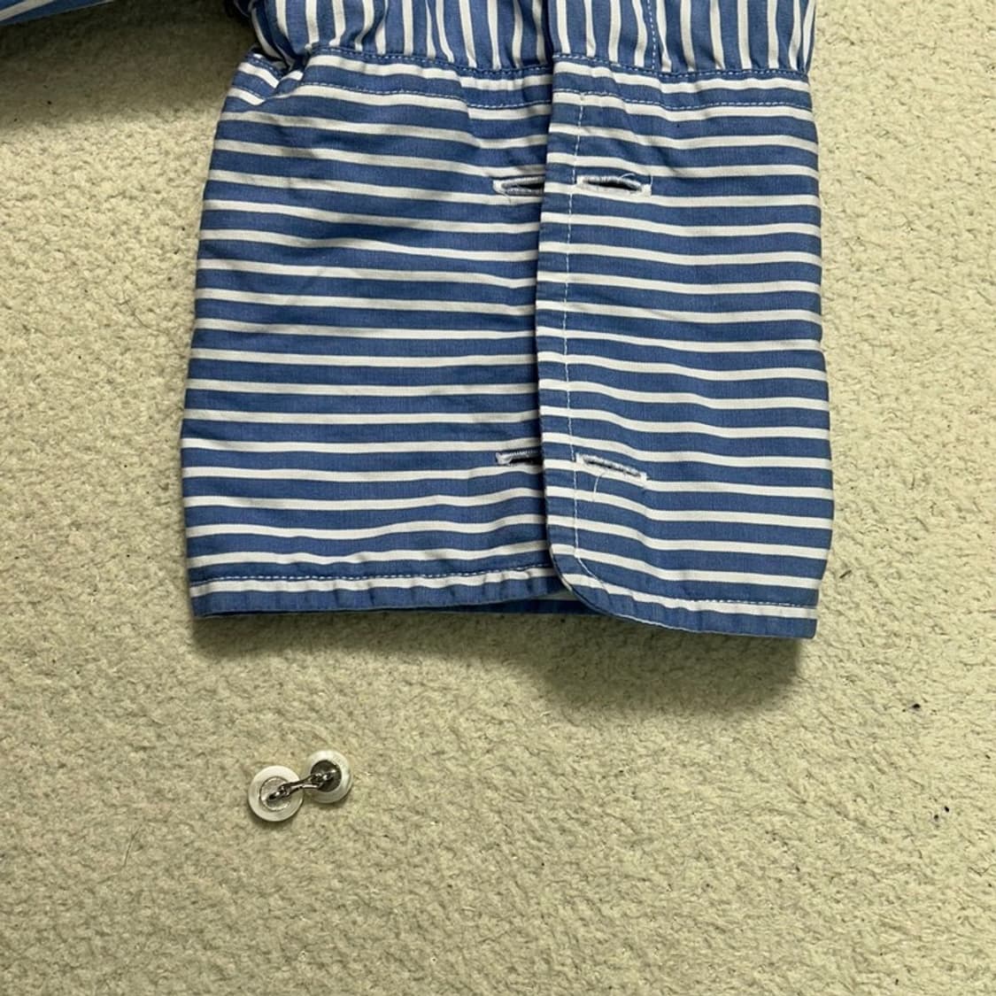 폴로랄프로렌 스포트 블루 스트라이프 반팔 블라우스 95 상품이미지5