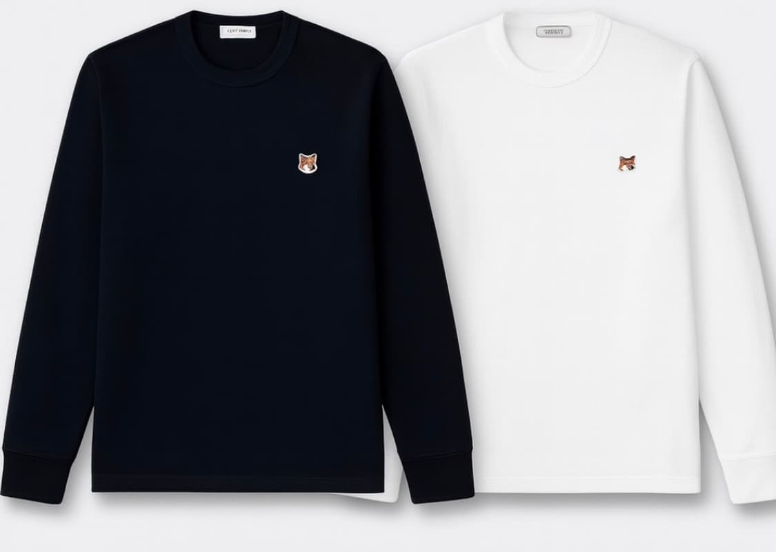 새상품)메종키츠네 롱슬리브(긴팔) 남녀공용 상품이미지1