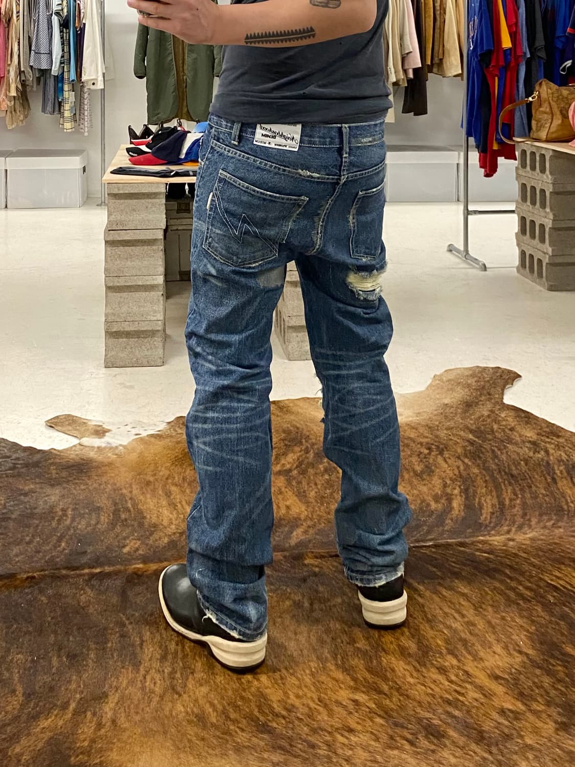 2003 NEIGHBORHOOD destroyed repair denim 상품이미지2