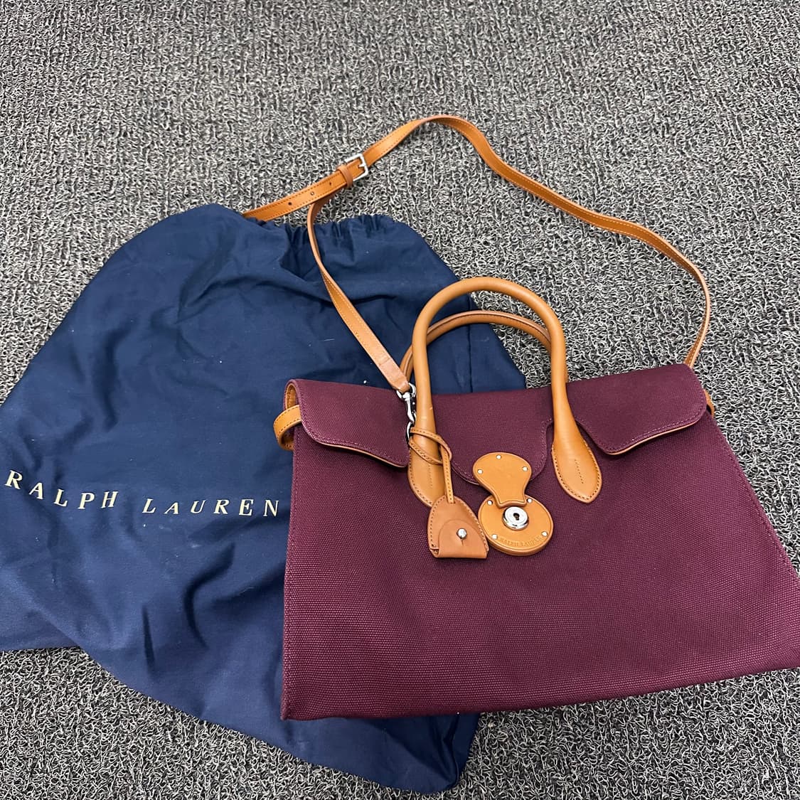 POLO 폴로 랄프로렌 구성품 포함 캔버스 리키백 크로스백 토트백 가방  상품이미지1