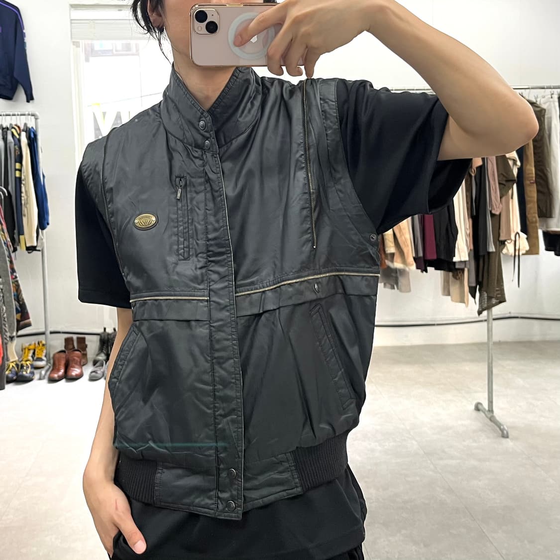 [M] 일본 빈티지 디테일 투웨이 바람막이 자켓 상품이미지8