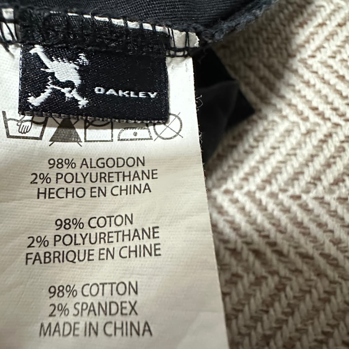 OAKLEY cotton pants black 상품이미지4