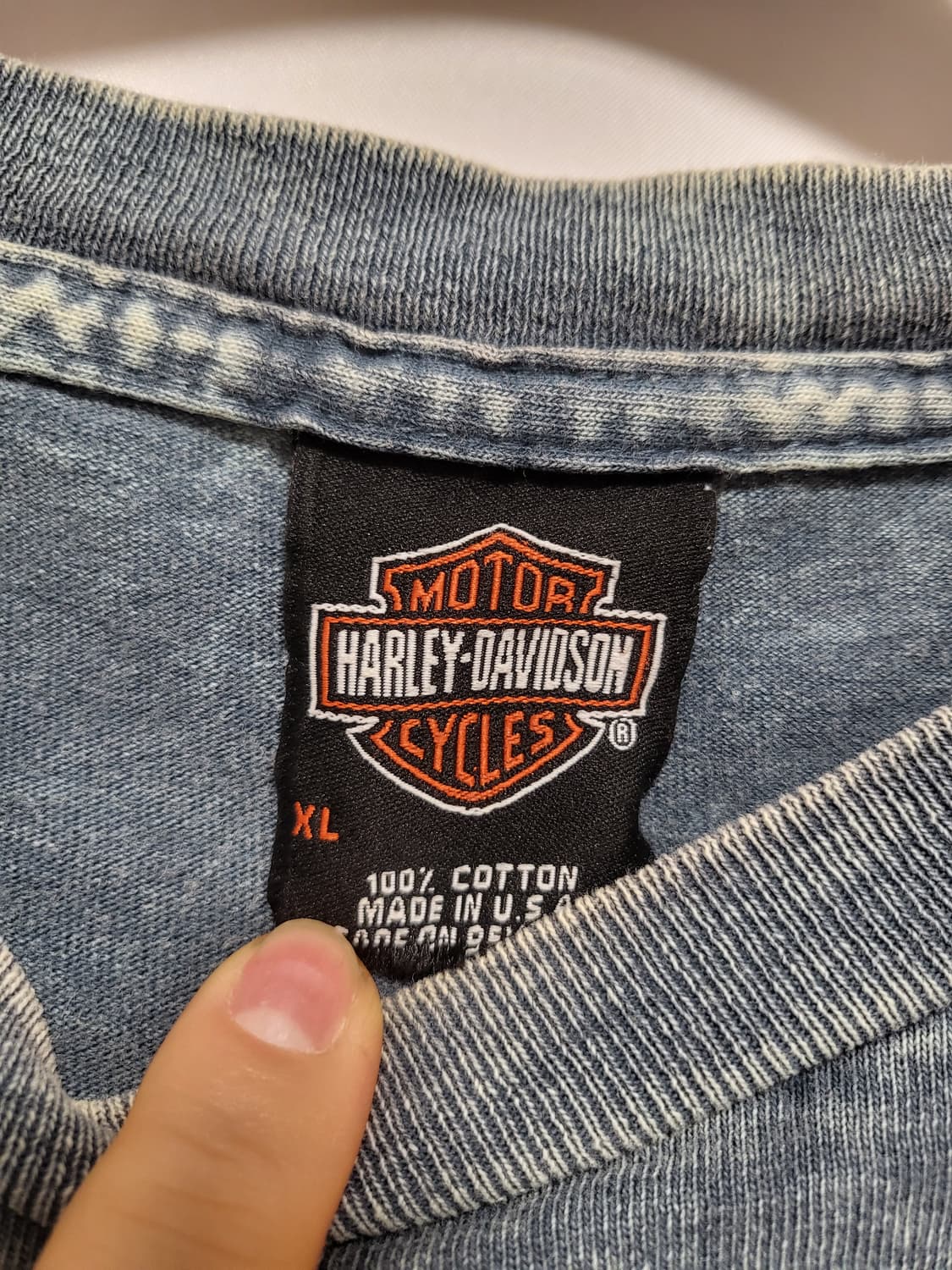 할리데이비슨 빈티지워싱 포켓반팔티셔츠 상품이미지3