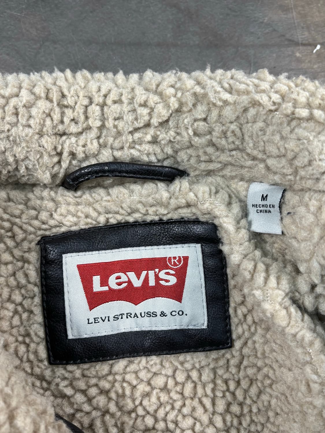 리바이스 레더 쉐르파 자켓 상품이미지5