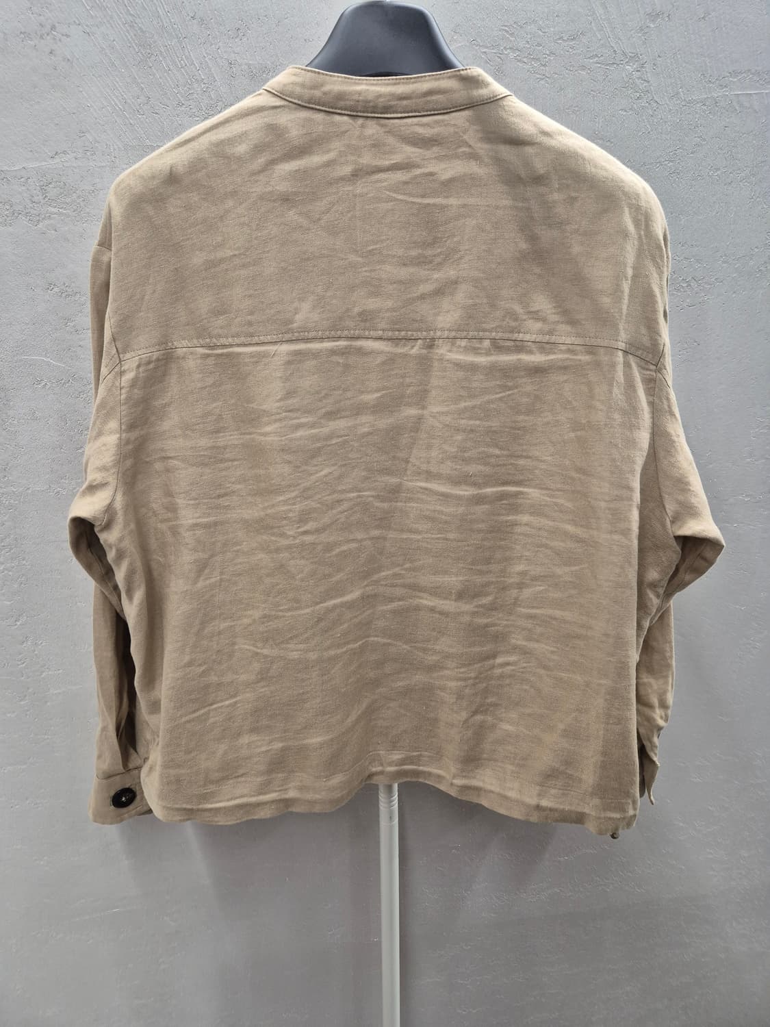 Massimo Dutti 베이지 리넨 자켓 L 상품이미지3
