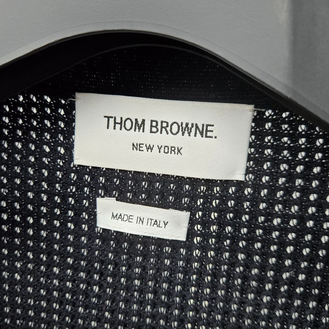 백화점판 / 톰브라운 RWB 삼선 와플 가디건 38 상품이미지4