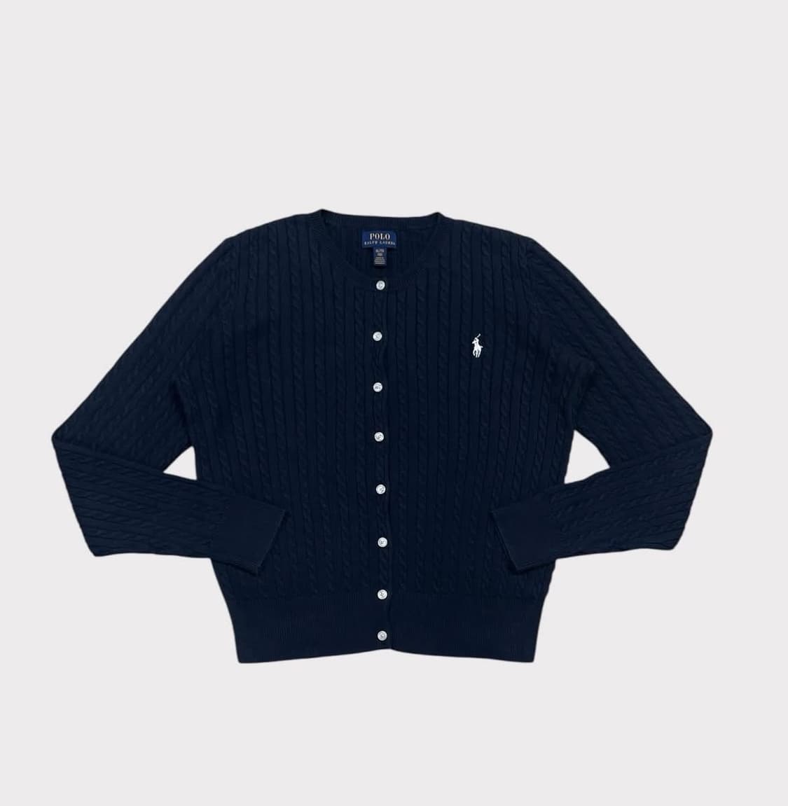 폴로 네이비 가디건 상품이미지1
