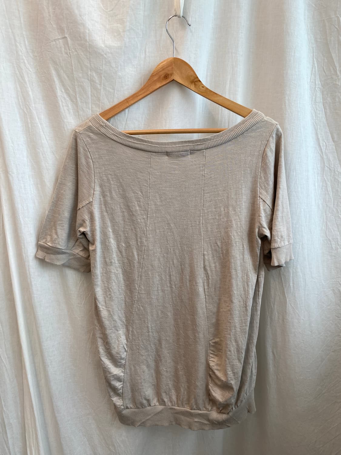 CLEF DE SOL 베이지 반팔탑(L) 상품이미지6