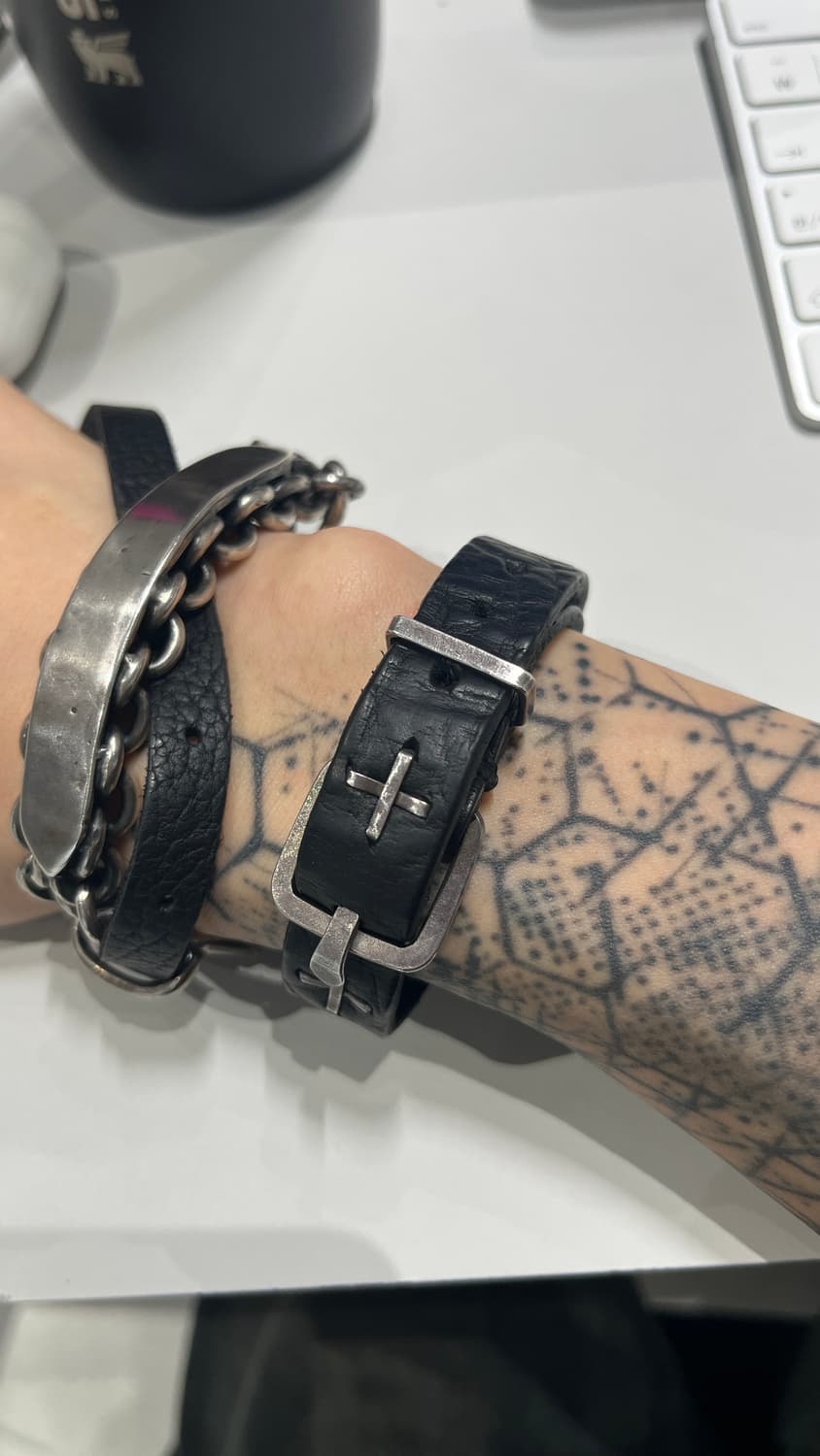 M.A+ 마우리지오 아마데이 바이슨 실버 브레이슬릿  상품이미지1