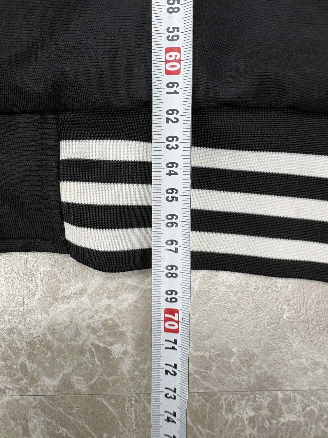 아디다스 블랙 올드스쿨 아방핏 패딩 자켓 흰검 져지(105) 상품이미지5