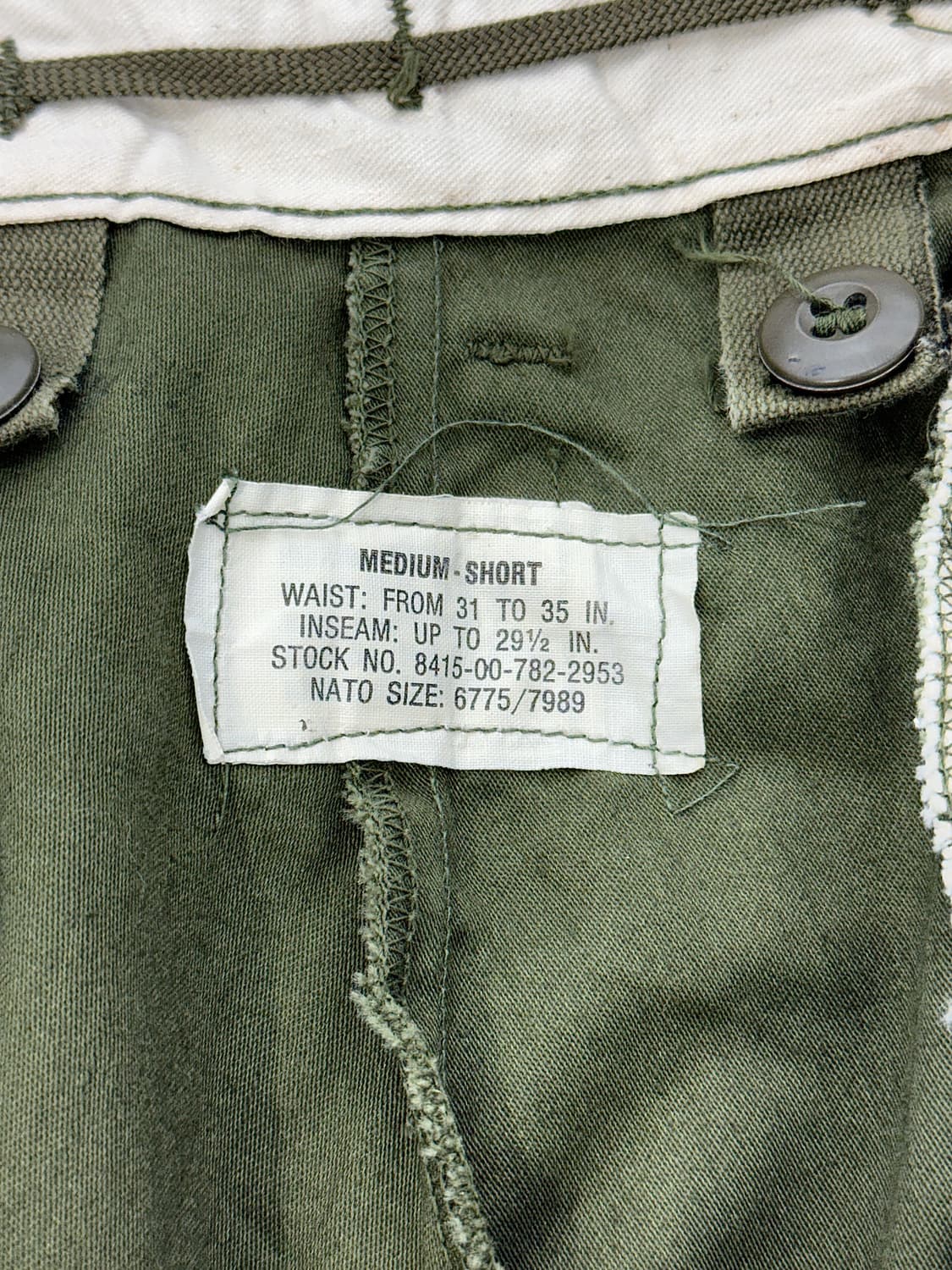 U.S.ARMY M-65 필드 유틸 팬츠 상품이미지7