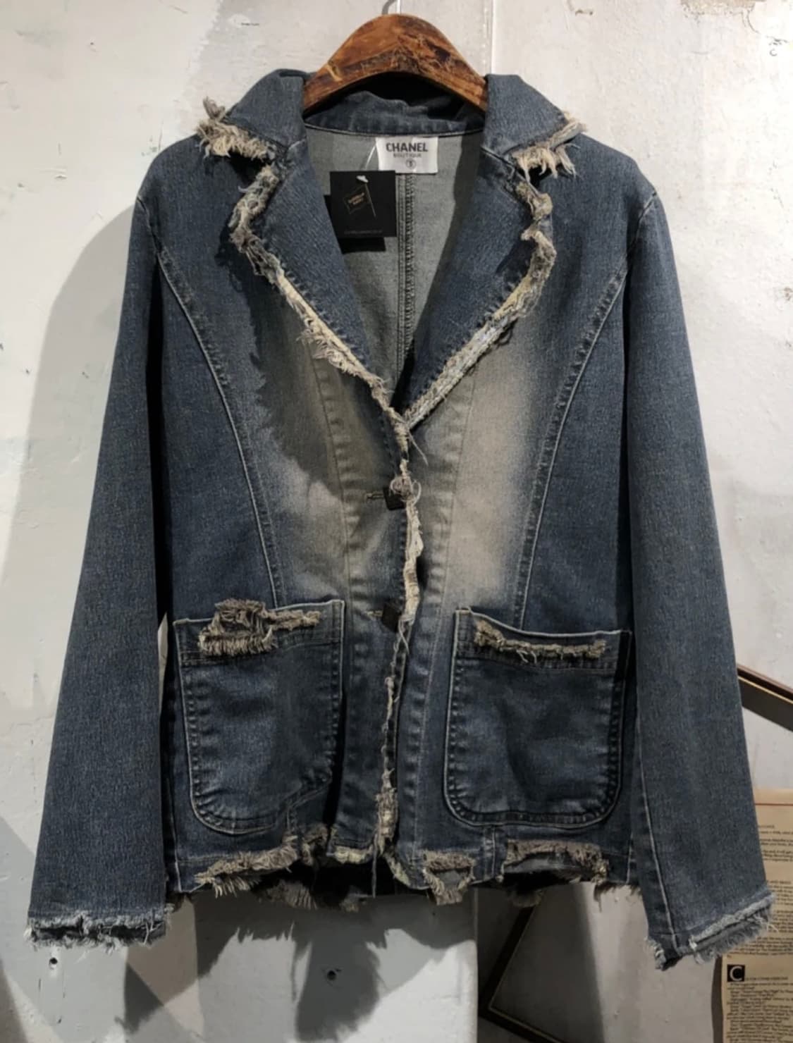[1547]Chanel Boutique denim blazer 상품이미지3