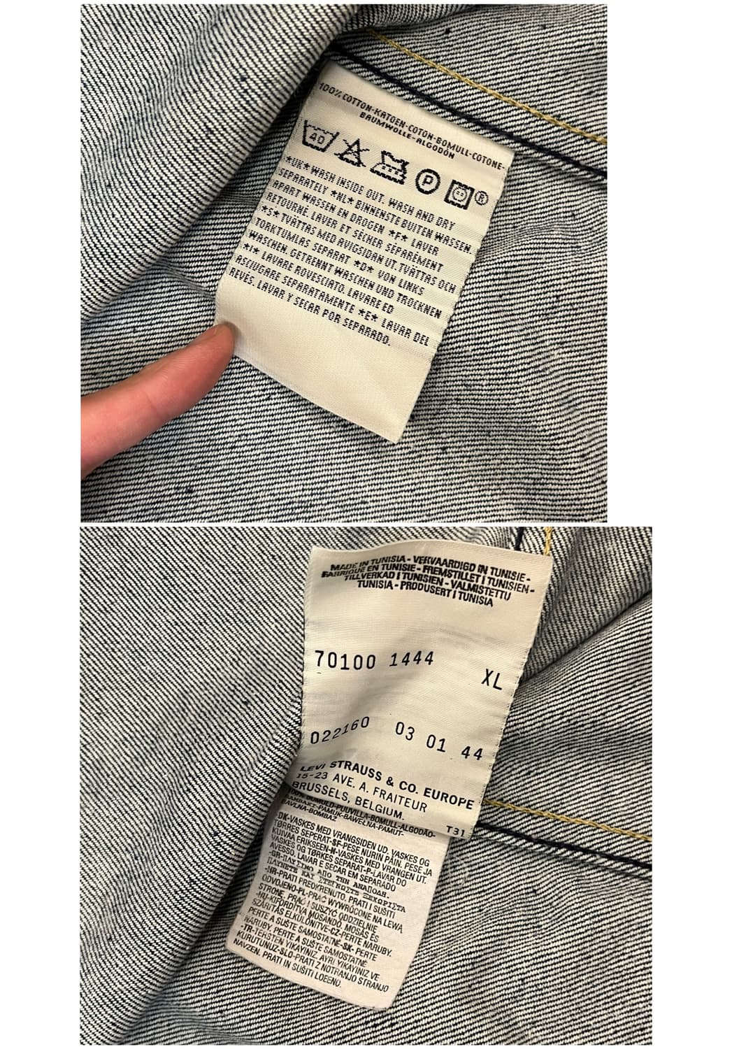 리바이스 503 데님 팬츠 32X33 #csz1793 상품이미지4