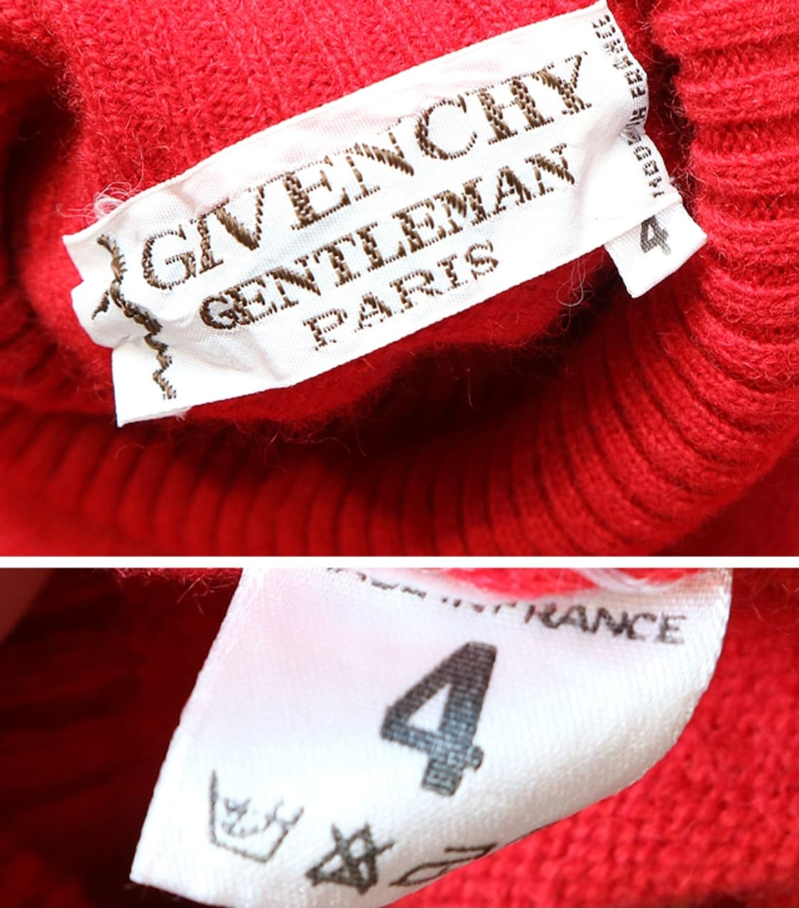 프랑스 메이드 80s givenchy 지방시 맨즈 울 터틀넥 빈티지 니트 상품이미지7