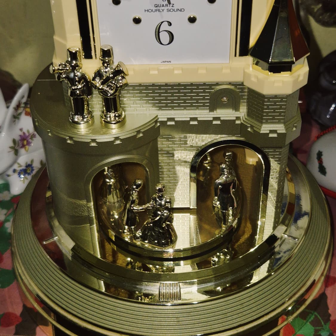 80s 시티즌 캐슬 세레나데&흔들 벨 유리 돔 시계 상품이미지9