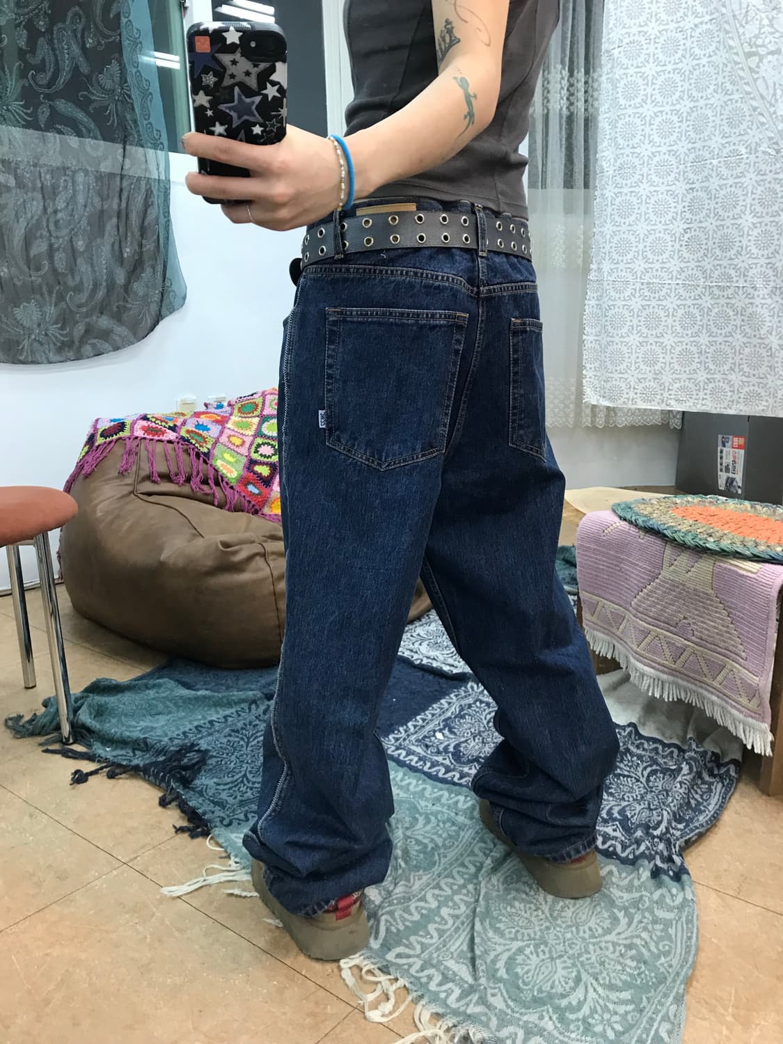 CCWC 크레이카워시크루 진청 데님팬츠  상품이미지2