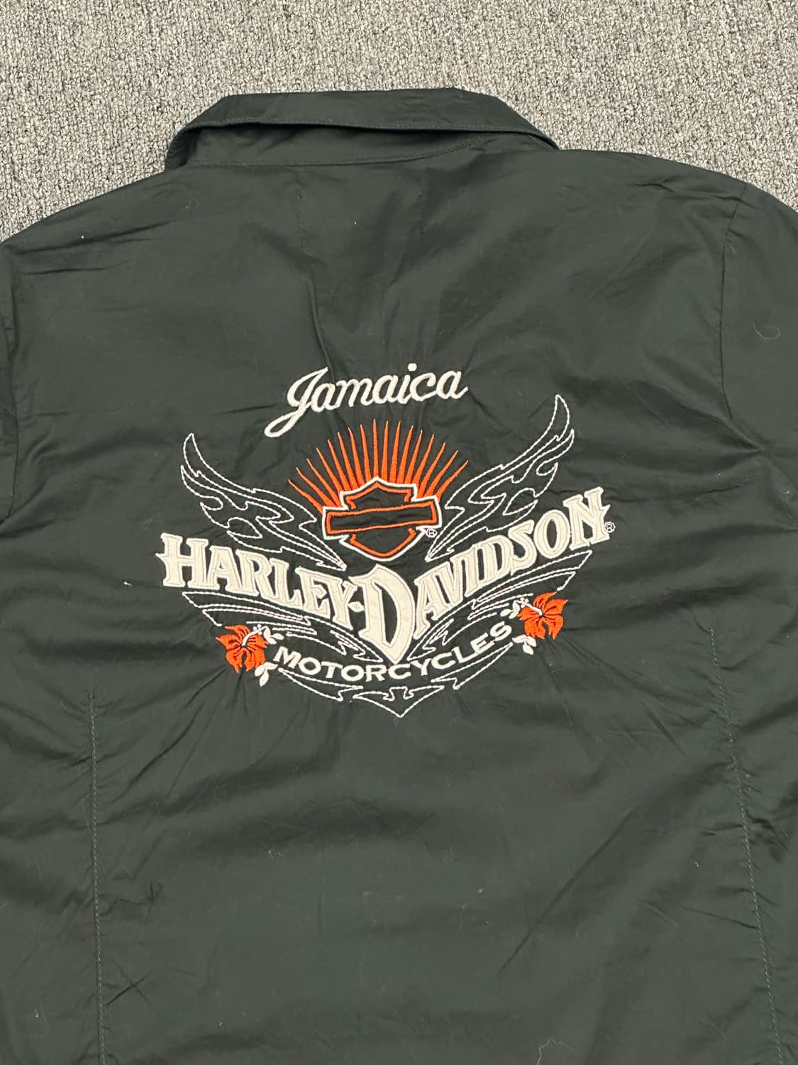  L)할리데이비슨 빈티지 자수 패치 여성 반팔셔츠 상품이미지6